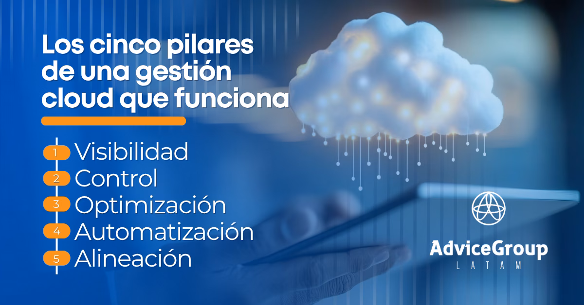 AdviceGroup Latam-Los cinco pilares de una gestión cloud
